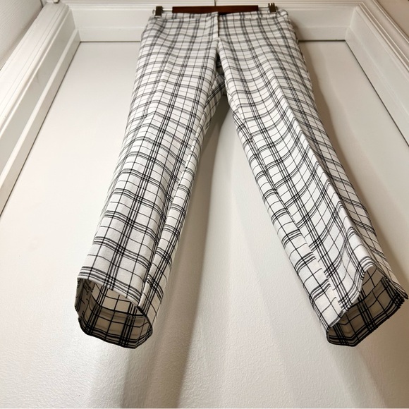 Zara Classic Black and White Plaid Pants - Size Small - Picture 3 of 12